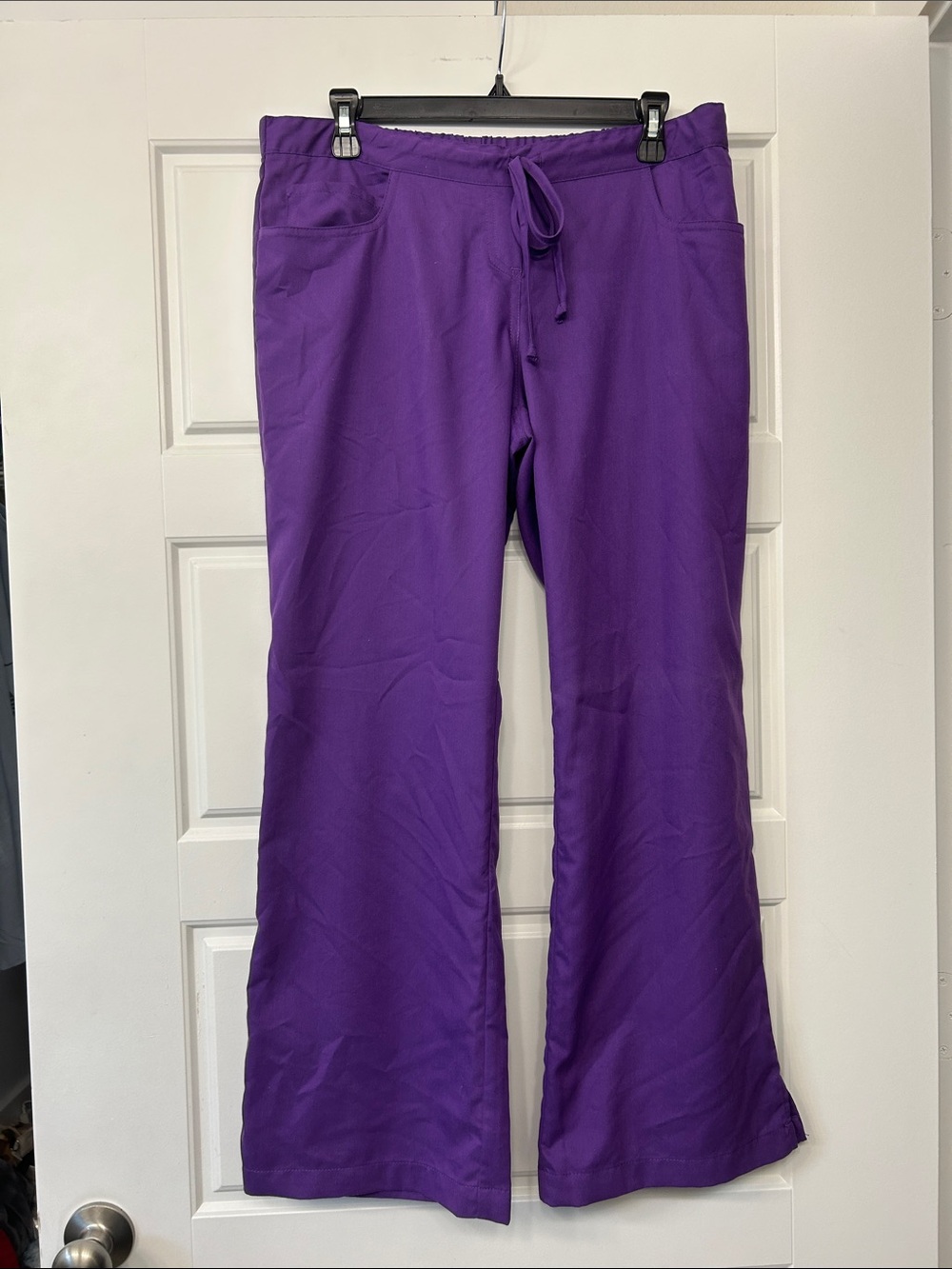 Grey’s Anatomy Purple Drawstring Scrub Pants